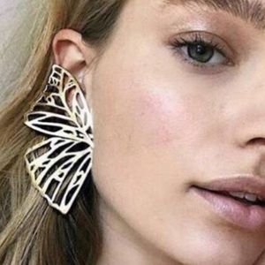 Eternal Flight Silver Butterfly Earrings